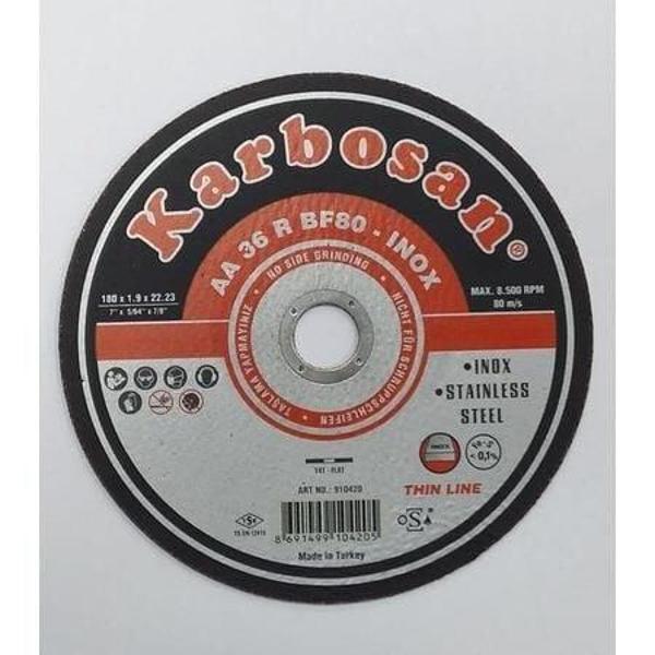 Karbosan Thinline İnox Kesici 180X1,9X22,23 mm - Image 1
