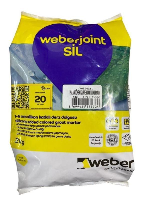 Weber Joint Sil 412 Palandöken Kahve Derz Dolgu 2 Kg - Image 1