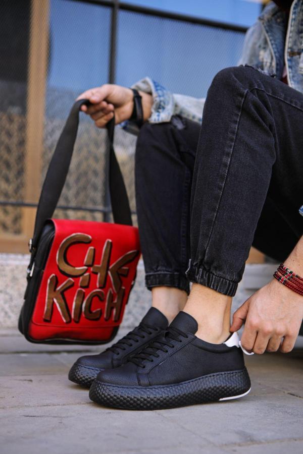 CH107 - CST Felibord Erkek Ayakkabı SIYAH/BEYAZ - Image 1