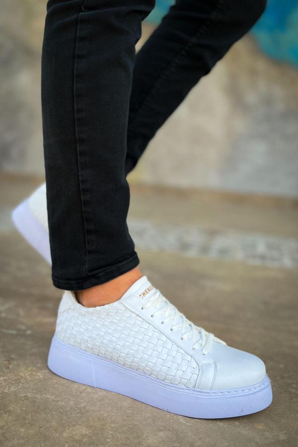 CH203 - OBT Maglieria Erkek Ayakkabı BEYAZ - Image 1