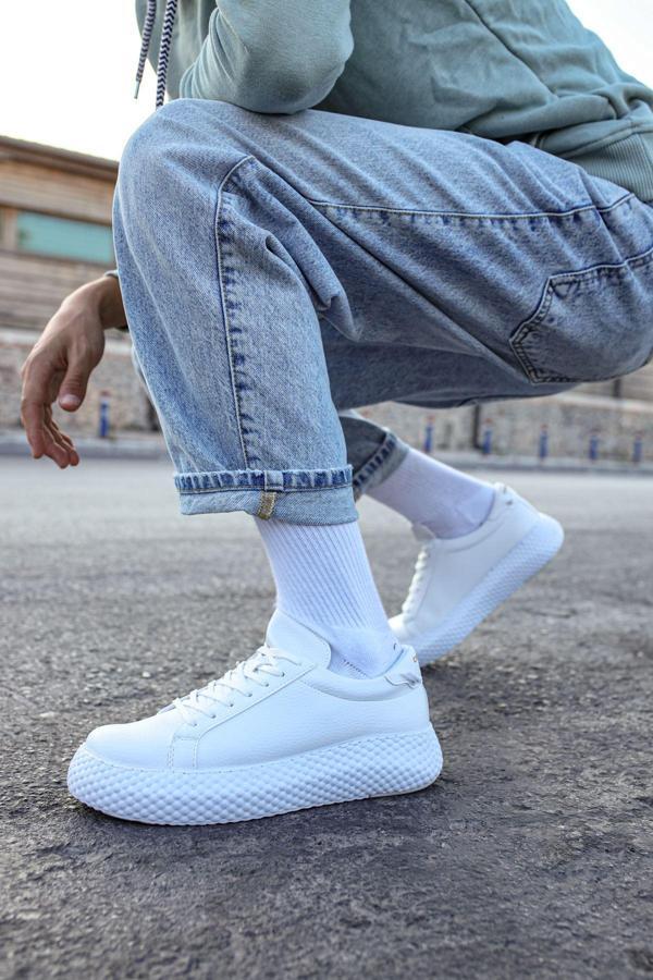 CH107 - CBT Felibord Erkek Ayakkabı BEYAZ / BEYAZ - Image 1