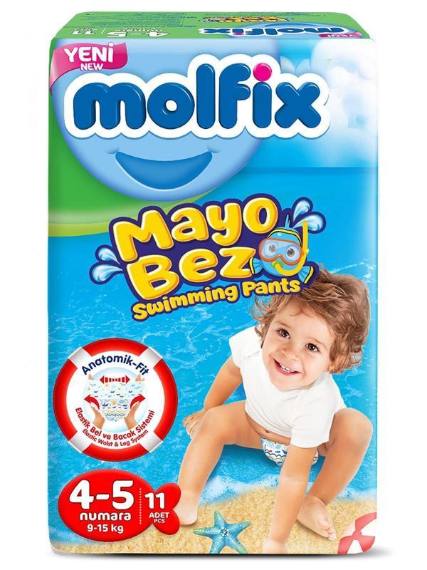 Molfix Mayo Bez 4-5 Beden 9-15 Kg 11 Adet - Image 1