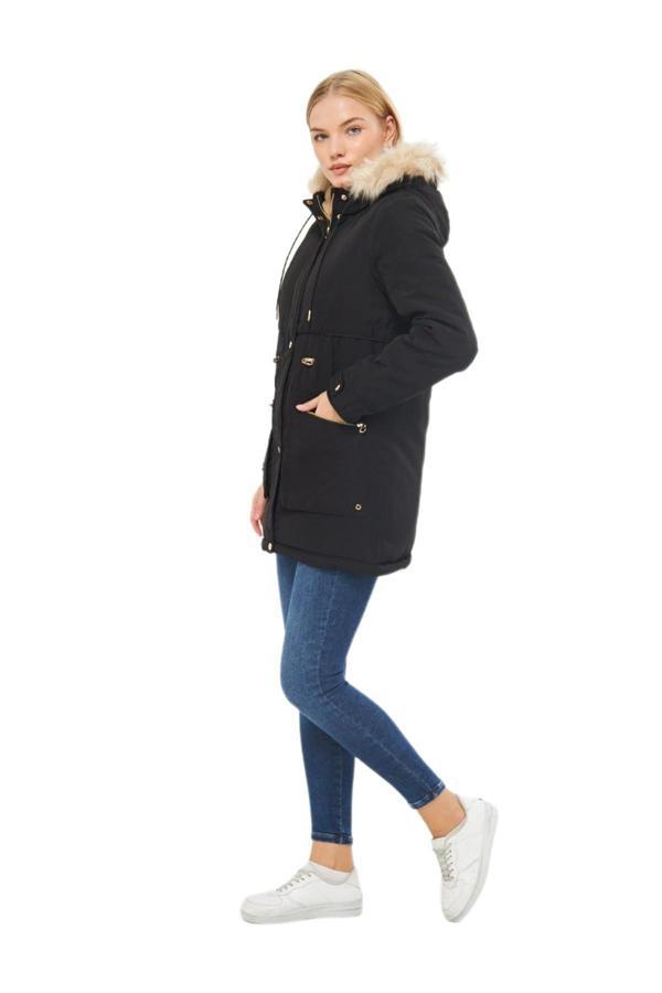 Kadın Spor Kapüşonlu Mont  M5565 BGL-ST03223 - Image 1