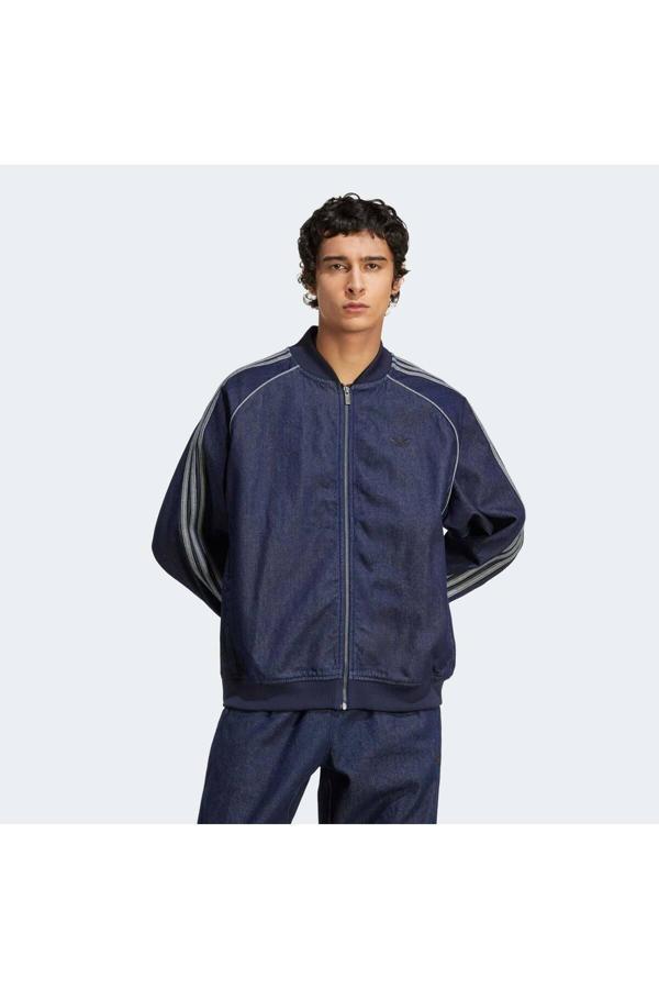 Adidas Adicolor Erkek Lacivert Jean Ceket (Jx6461) - Image 1