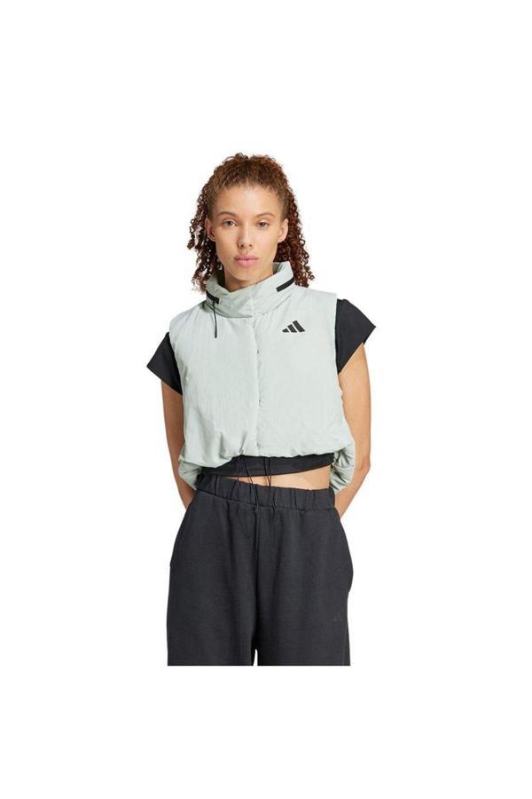 Adidas Kadın Gri Yelek W Ce Q1 Crovest Jd4588 - Image 1