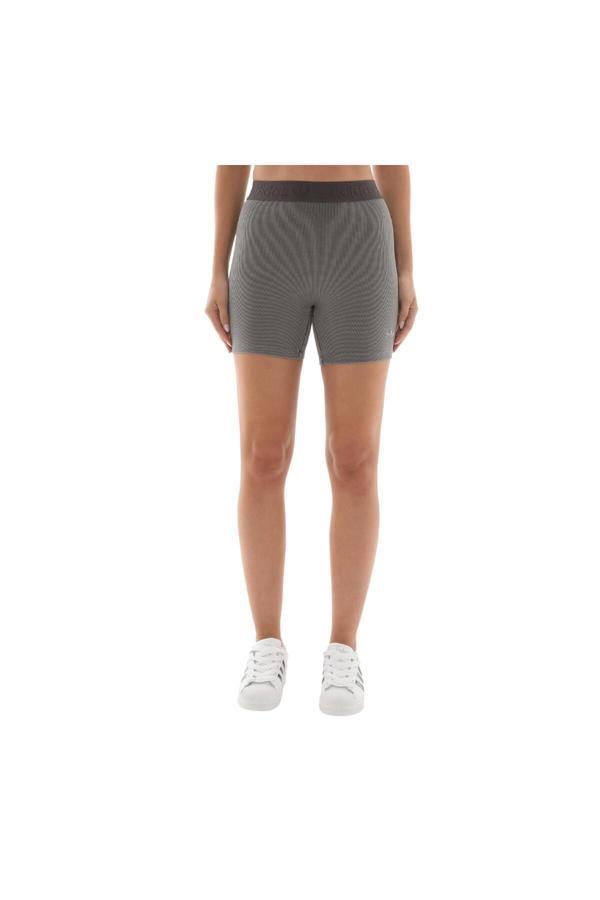 Adidas Jw3592-K Rıb Shorts Wash Kadın Tayt Gri - Image 1
