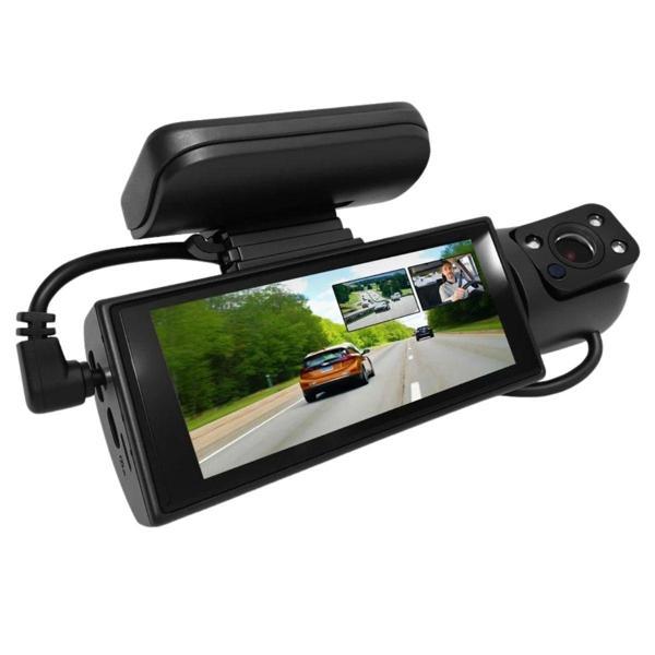 BUFFER®  WiFi Destekli Araç İçi & Dışı Çift Kameralı Dikiz Aynası Kamera - Image 1