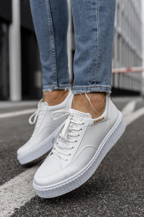 CH017 - FBT Pyramid Erkek Ayakkabı BEYAZ - Image 1