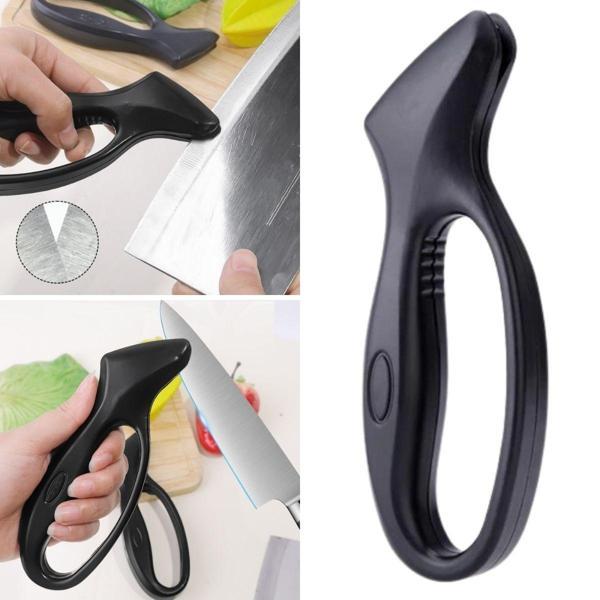 BUFFER® Kolay Tutuş Saplı Paslanmaz Çelik Manuel Bıçak Bileme Aleti - Image 1