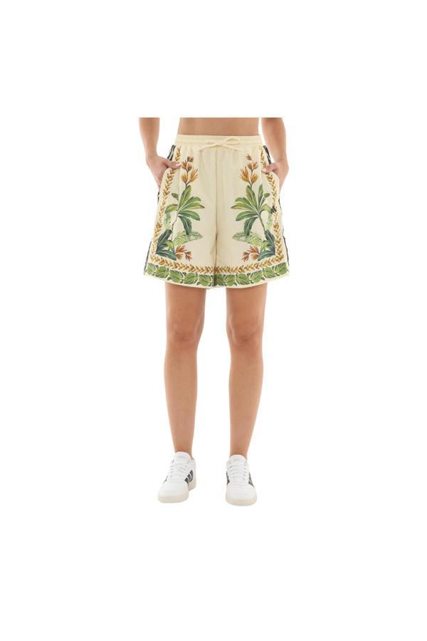 Adidas Jd6288-K Farm Prm Short Kadın Şort Ve Kapri Krem - Image 1