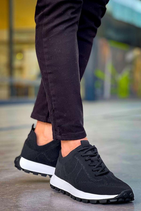 CH2409 - Triko Erkek Ayakkabı SIYAH - Image 1