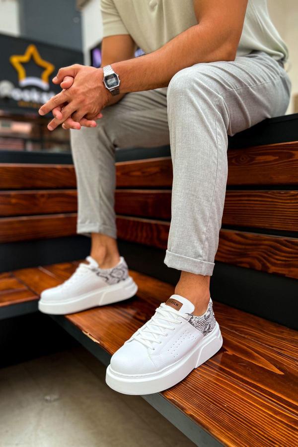 CH145 - CBT Sauerbergg Erkek Ayakkabı BEYAZ - Image 1