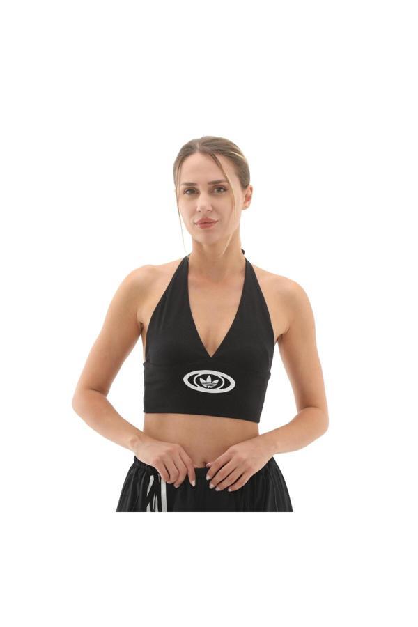 Adidas Kc8802-K Campus V Top Kadın T-Shirt Siyah - Image 1