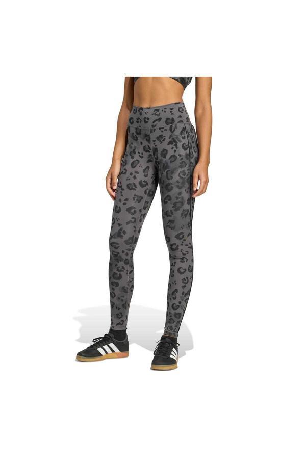 Adidas Kadın Gri Opt Ess 1/1 Aop Tayt Jn2650 - Image 1