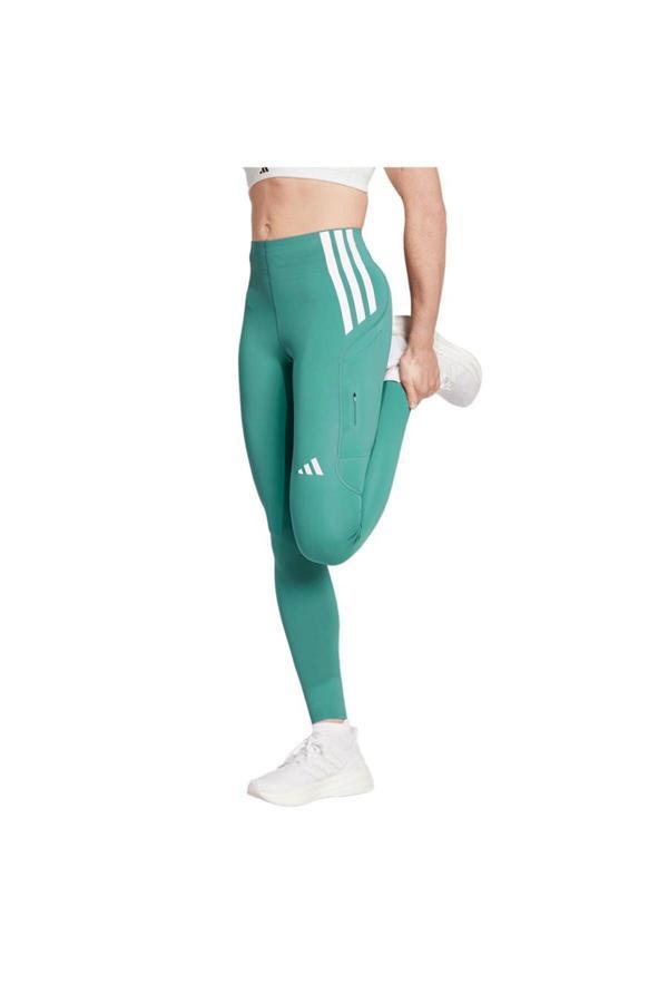 Adidas Kadın Turkuaz Tayt Adizero 1/1 L W Jv7182 - Image 1