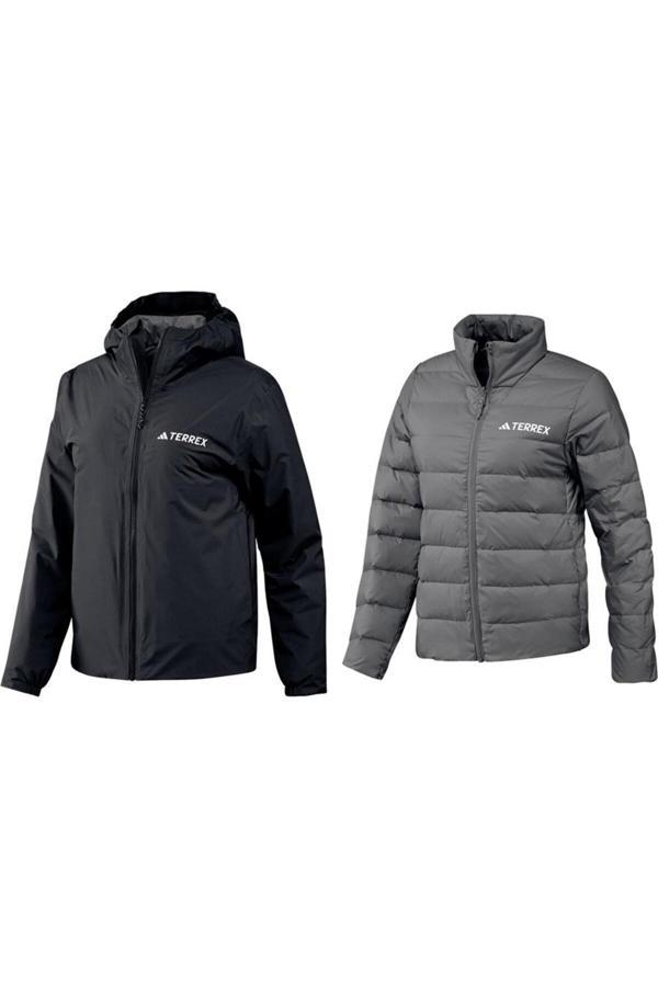 Adidas Kadın Siyah Mont W Mt Ess 3In1 D Kb2144 - Image 1