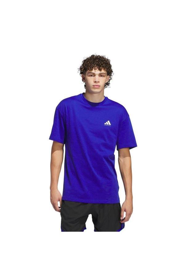 Adidas Erkek Mavi Graphıc Tee (Short Sleeve Adı Bb Gfx Tee Jn7110 - Image 1