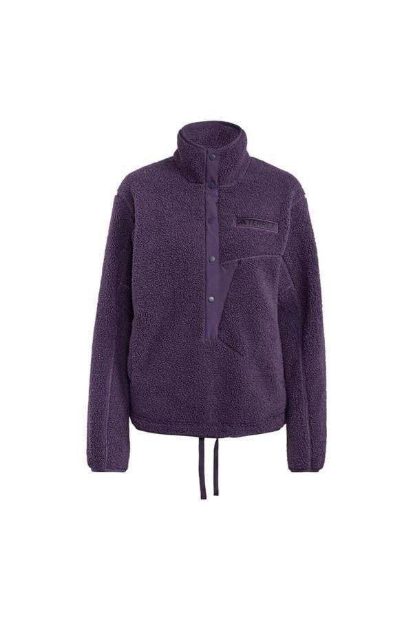 Adidas Kadın Mor Ceket W Xpl Pıle Snap Jn0930 - Image 1