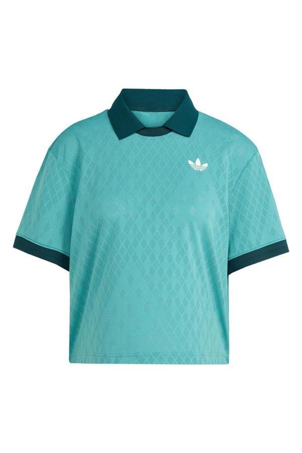 Adidas Kadın Turkuaz Polo T-Shirt Polo Pro Jm4735 - Image 1