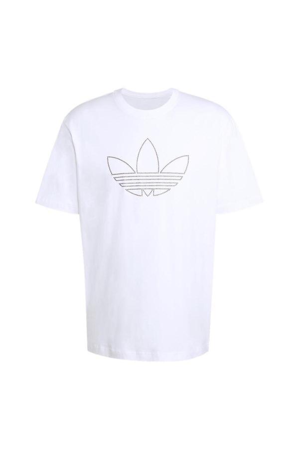 Adidas Erkek Beyaz T-Shirt Studded Tee Jy2805 - Image 1
