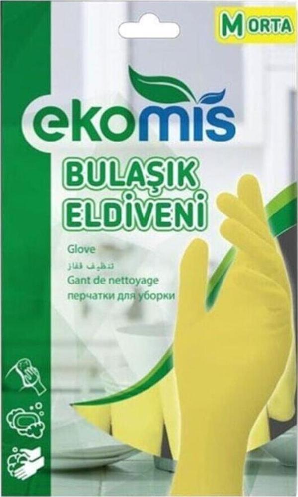 Ekomis Bulaşık Eldiveni Orta Boy - Image 1