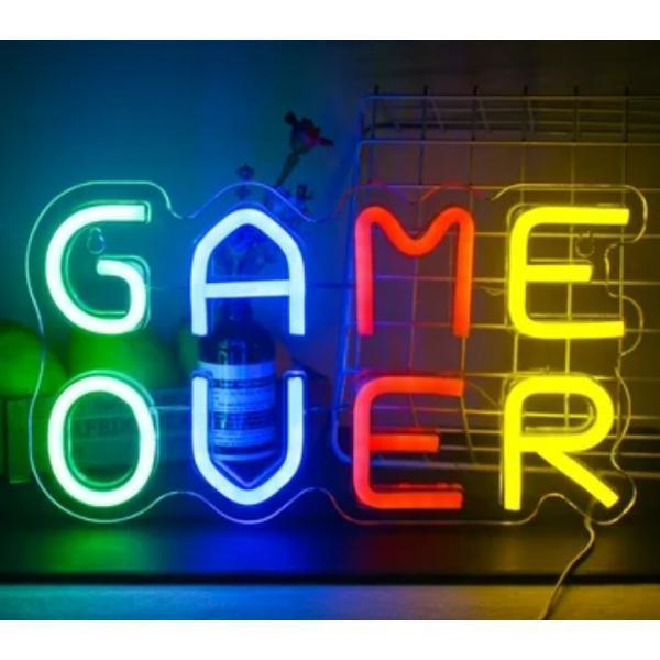 GAME OVER Tasarımlı Neon Led  - Image 1