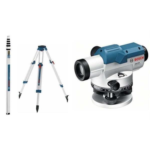 Bosch GOL 26 D+BT 160 Tripod+GR 500 Mira 100 Metre Optik Nivelman - Image 1