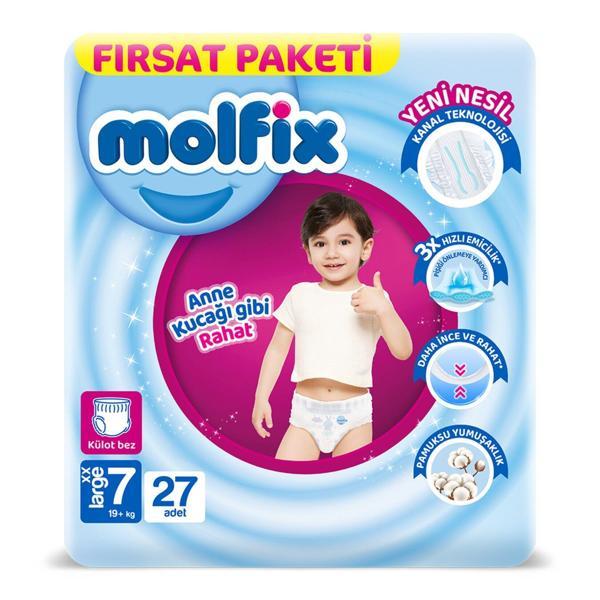 Molfix Külot Bez Fırsat Paketi 7 Beden 19+ Kg 27 Adet - Image 1