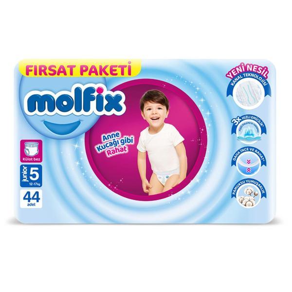 Molfix Külot Bez Fırsat Paketi 5 Beden 12-17 Kg 44 Adet - Image 1