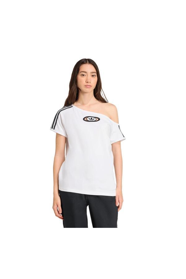 Adidas Kc8795-K Offshoulder Tee Kadın T-Shirt Beyaz - Image 1