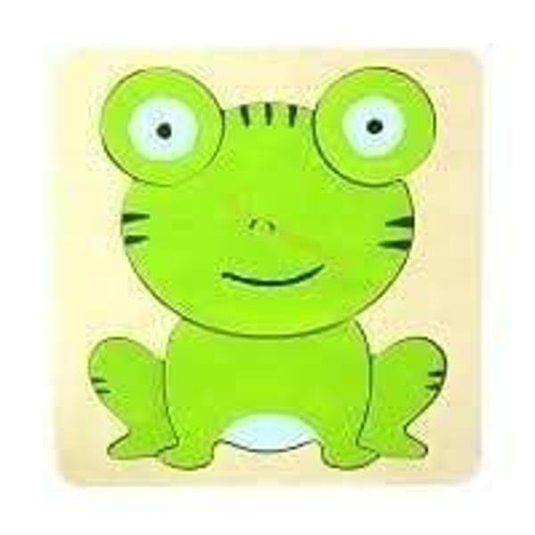 Ahşap Kurbağa Puzzle - Image 1
