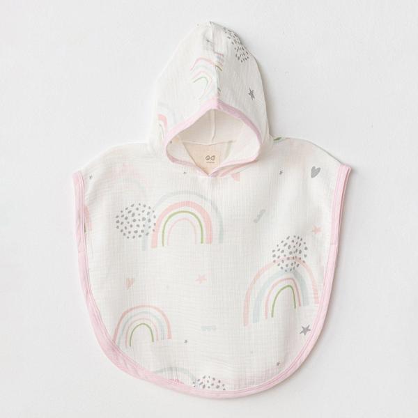 Andywawa AC24666 Müslin Have A Nice Day Bebek Panço Pink White - Image 1
