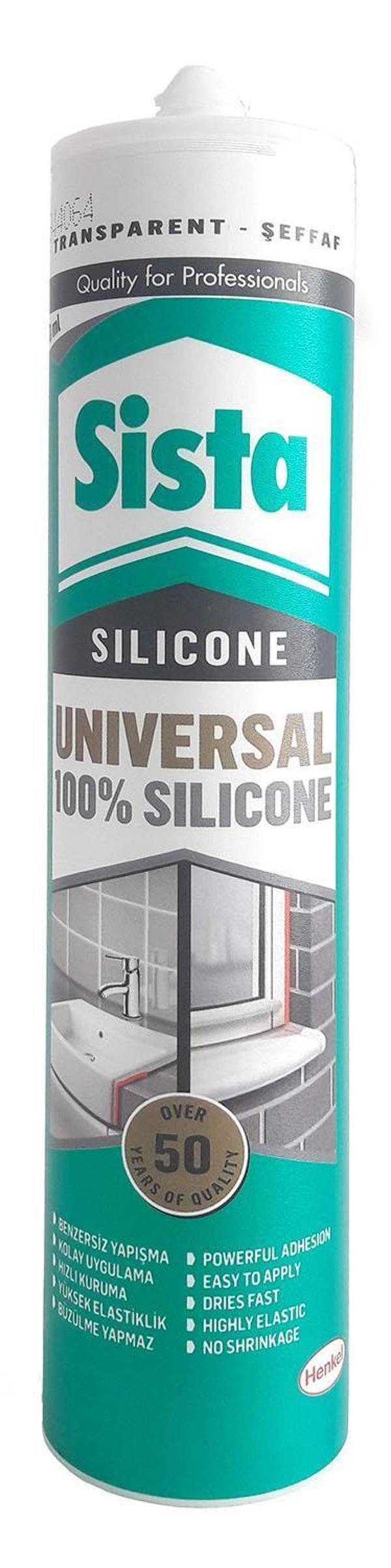 Sista Üniversal Şeffaf Silikon 280 ml - Image 1