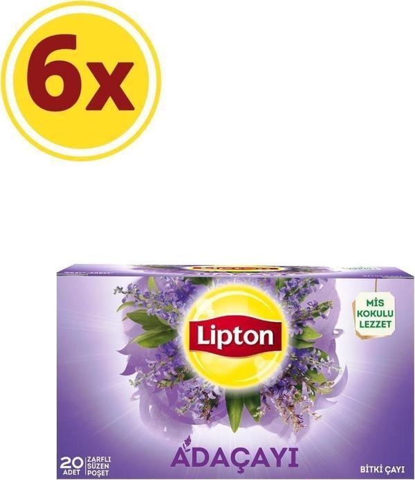 Lipton Adaçayı Bardak Poşet Çay X 6 Adet - Image 1