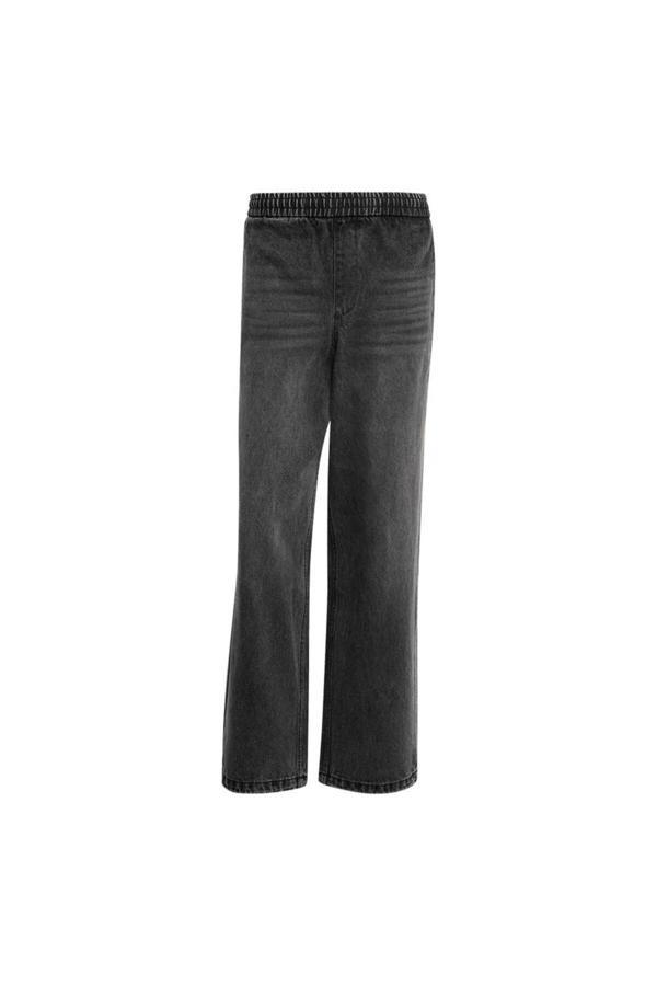 Adidas Erkek Siyah Eşofman Altı Adılenıum Denım Kf8543 - Image 1