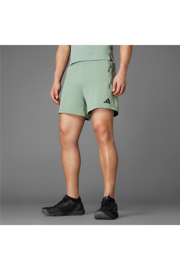 Adidas Erkek Yeşil Şort Aırchıll Shorts Jı8191 - Image 1