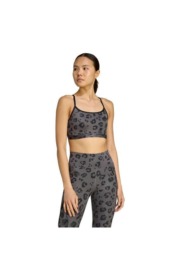 Adidas Aer Ls Bra Aop Kadın Gri Bra Jn2662 - Image 1