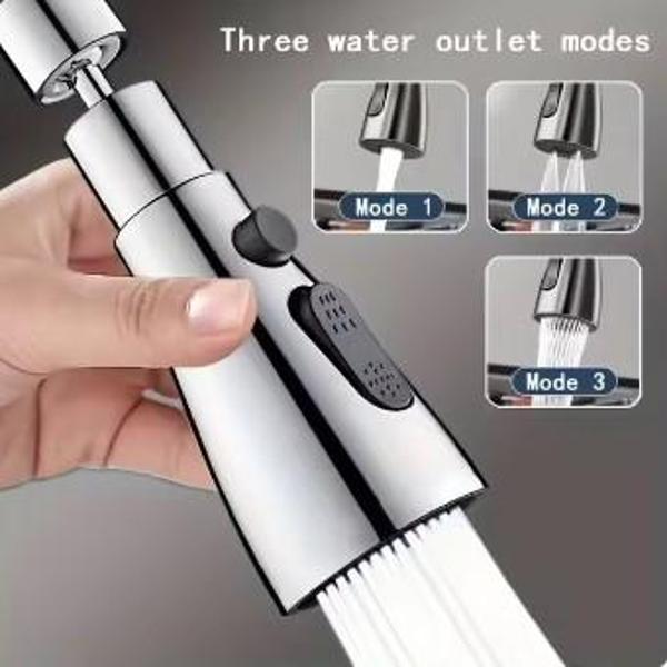 3 Fonksiyonlu Metalik Musluk Başlığı (5250) - Image 1