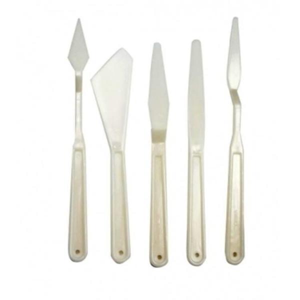 Luna Beyaz Spatula Seti 5 Parça - Image 1