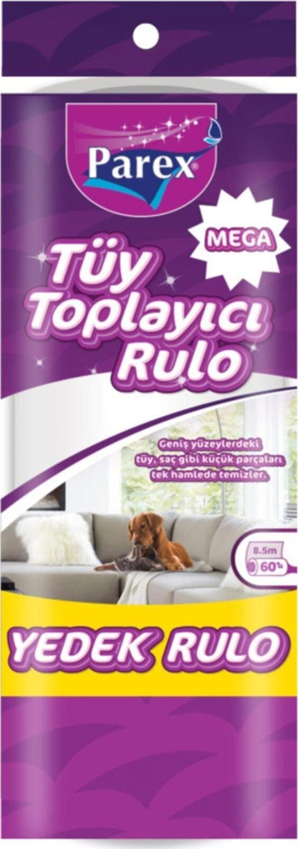 Parex 3 Adet Mega Tüy Toplayıcı Yedek Rulo 60'lı - Image 1