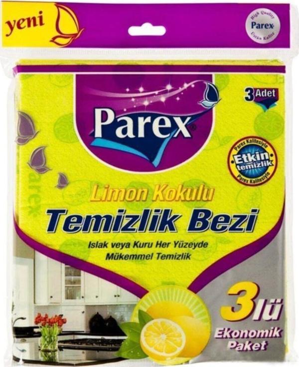 Parex Limon Kokulu Temizlik Bezi 3'lü - Image 1