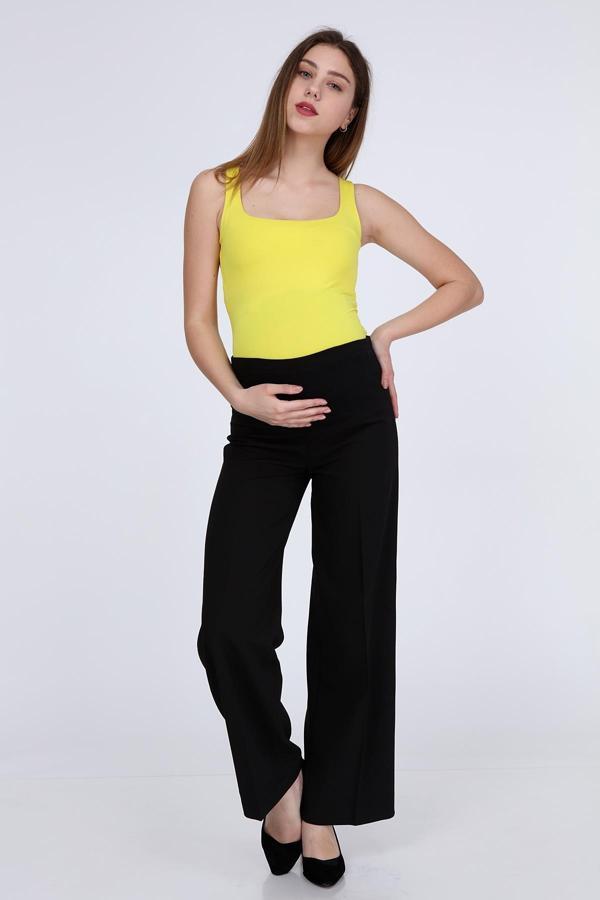 IŞŞIL 4262-Hamile Basenden Bol Paça Kumaş Pantolon - Image 1