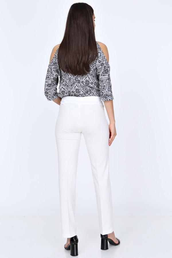 IŞŞIL 4349-Hamile Giyim Boru Paça Klasik Kumaş Pantolon - Image 1