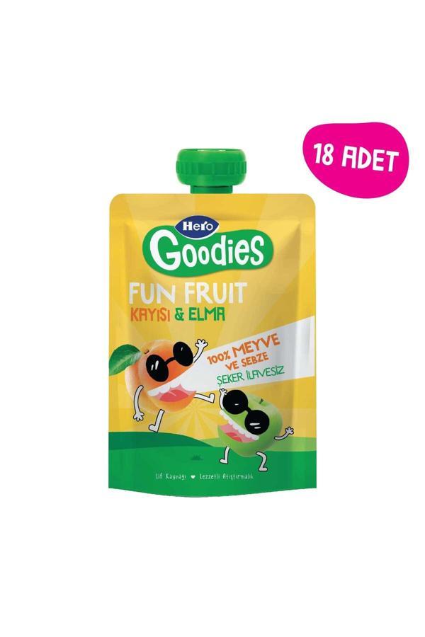Hero Baby Goodies Kayısılı Ve Elmalı Meyve Püresi 100g - Image 1