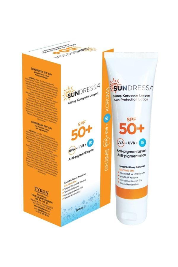 Spf 50+ Güneş Koruyucu Losyon Anti-pigmentasyon Lekeli Ciltlere Özel 100 ml - Image 1