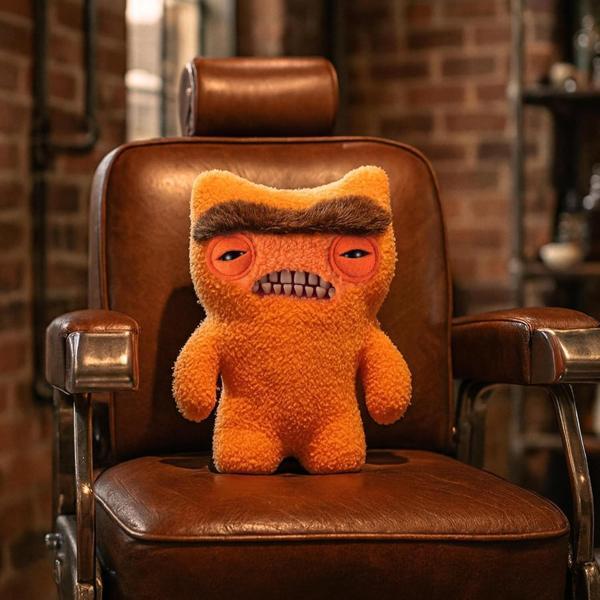 Kıllı Süper Yumuşak ZURU Fuggler Hairy Fuggs Peluş Oyuncak Munch Munch Monobrow Orange 22cm - Image 1