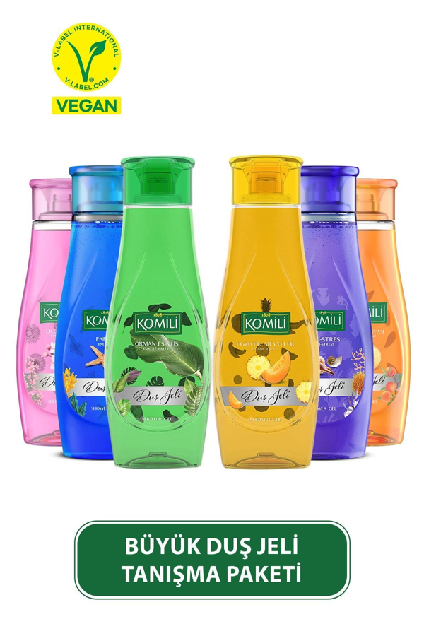 Komili Duş Jeli Büyük Tanışma Paketi 6'lı Set - 6 X 500 ML - Image 1