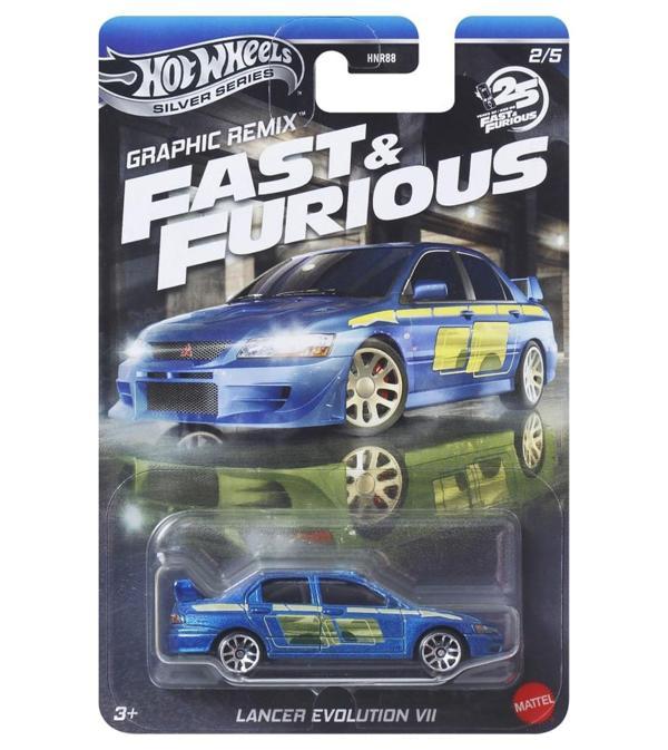 Hot Wheels - Fast & Furious Lancer Evolution VII (1/64) Graphic Remix 2/5 2025 Case - Image 1