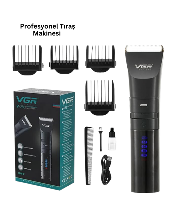 VGR V-286 Profesyonel Şarjlı Tıraş Makinesi - Image 1