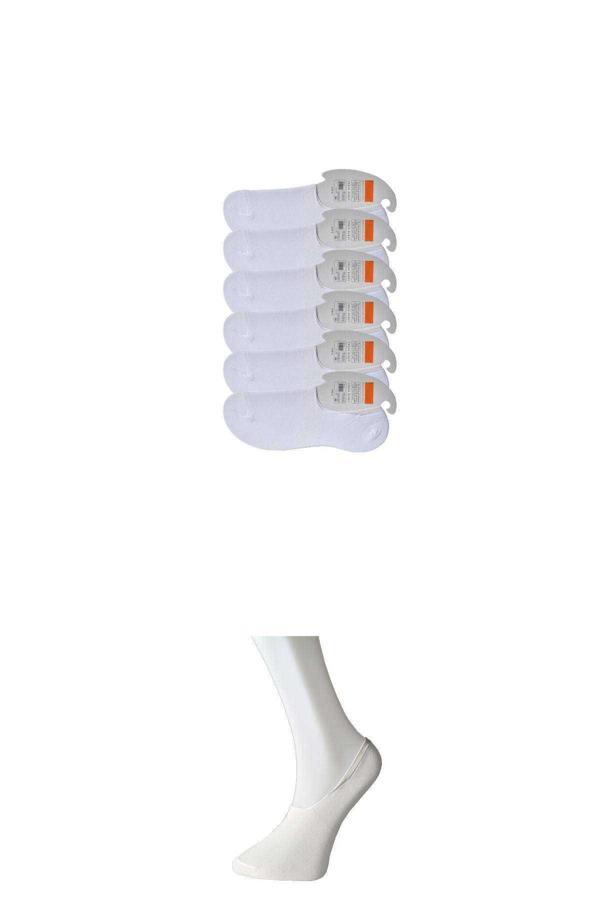 Beyaz Erkek Babet Çorap 6 çift - Image 1